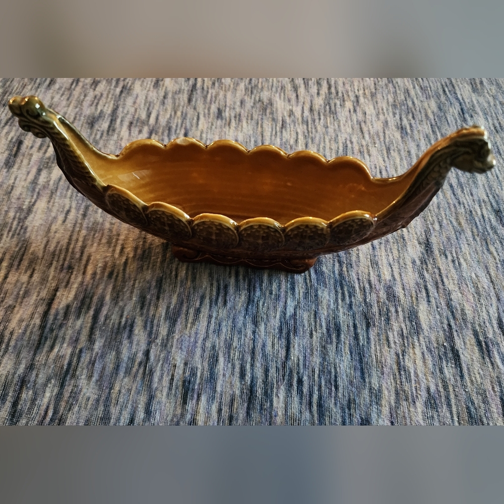 Porcelain viking ship